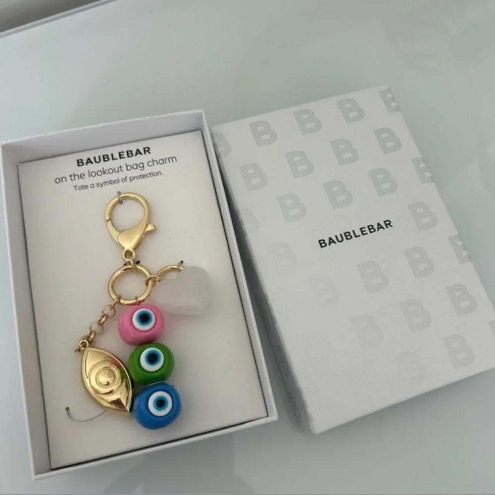 BaubleBar Multicolor Evil Eye Charm